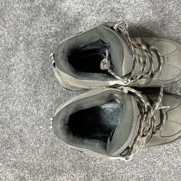 Merrell Siren Womens Sz 7 Brown Waterproof Hiking Mid Safety Toe Work Boots Used - Picture 11 of 14